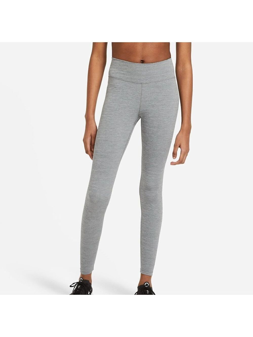 Nike NEW Women’s One Tight Fit Mid Rise Full Length Grey Training Pant Size XS